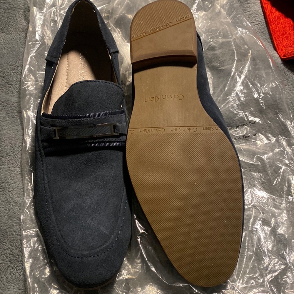 New Calvin Klein suede shoes for sale never worn